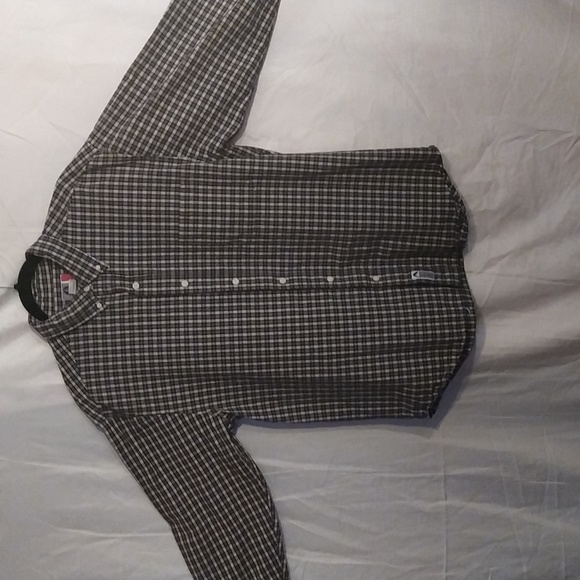 Arizona Men's long sleeve shirt - Size Large - Black & White - Picture 2 of 5